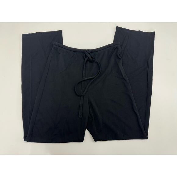 Harlow Womens Pants Size Petite Small Black Stretchy Elastic Waist Pants VTG - Picture 1 of 10